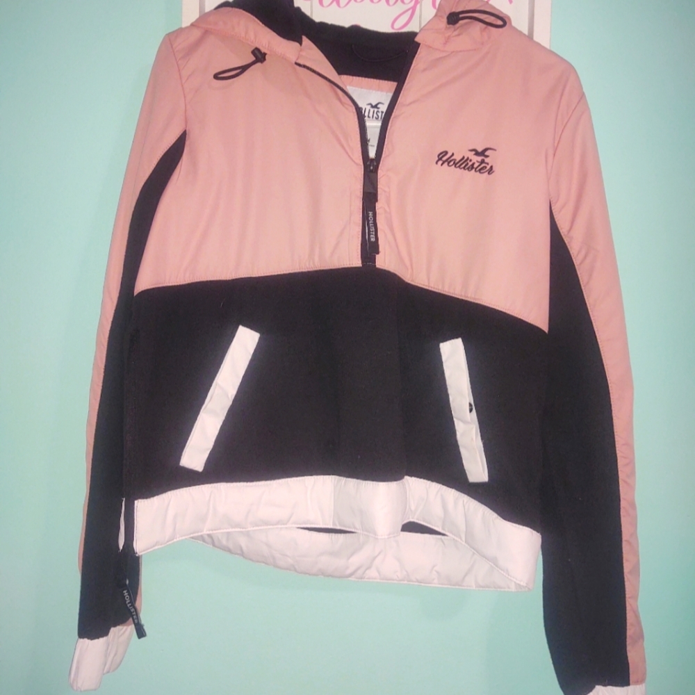 Hollister half zip jacket.